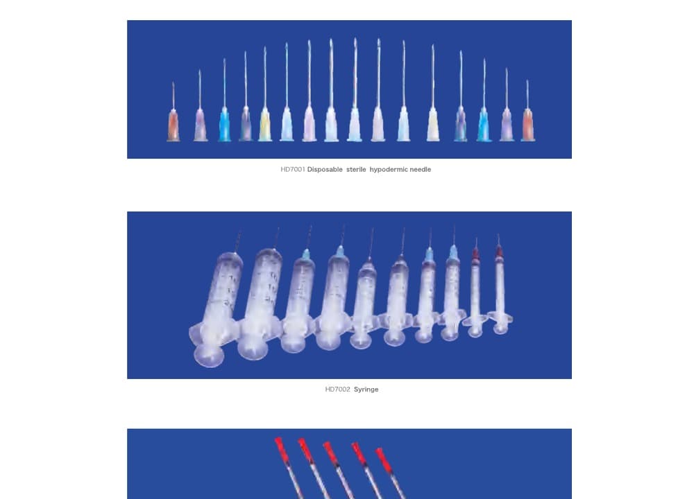 Needles and Syringes