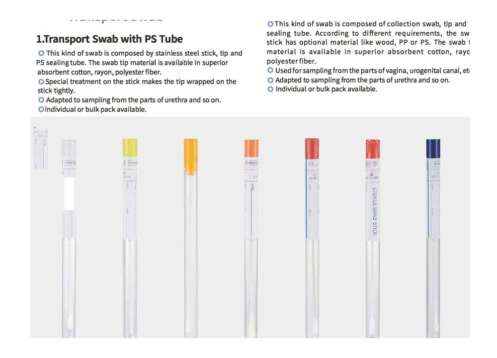 Transport Swabs